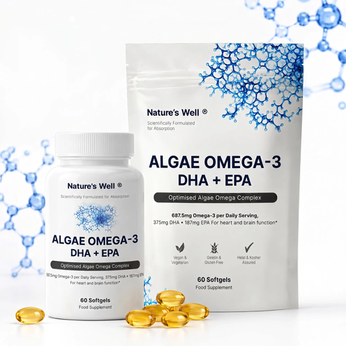 Algae Omega-3 DHA + EPA 60