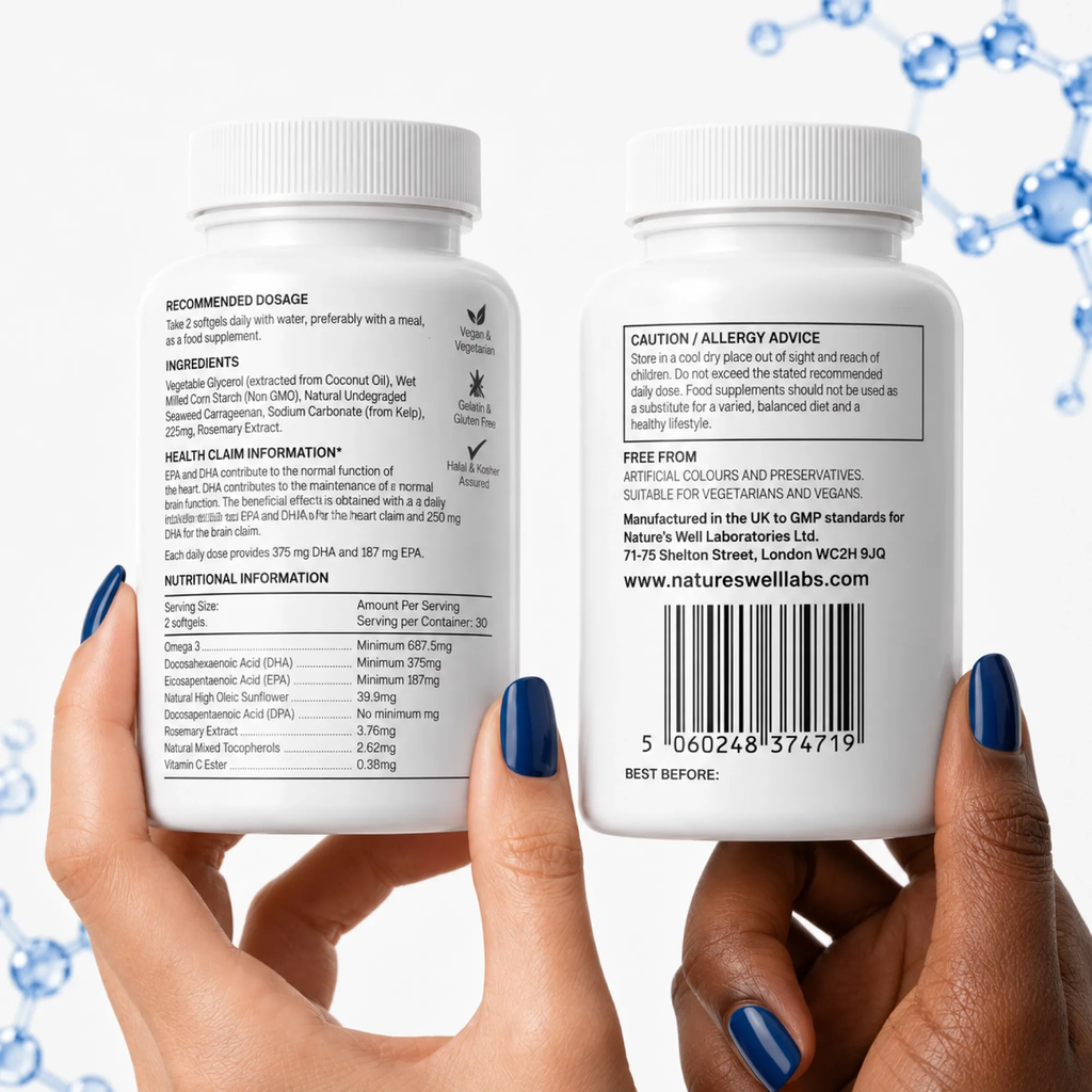 Algae Omega-3 DHA + EPA 60