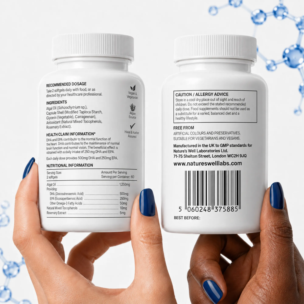 Algae Omega-3 DHA + EPA 120