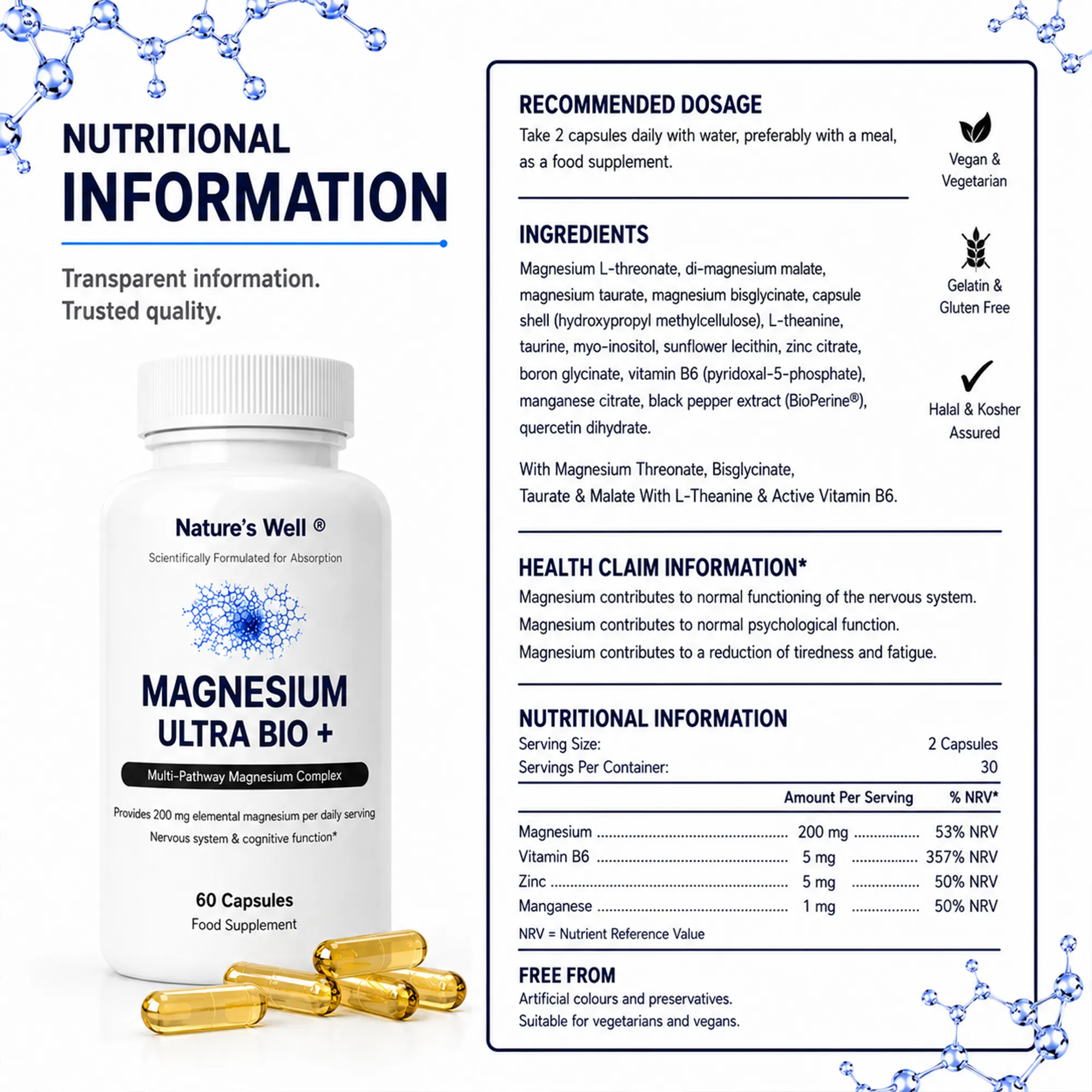 Magnesium Ultra BIO+ 60