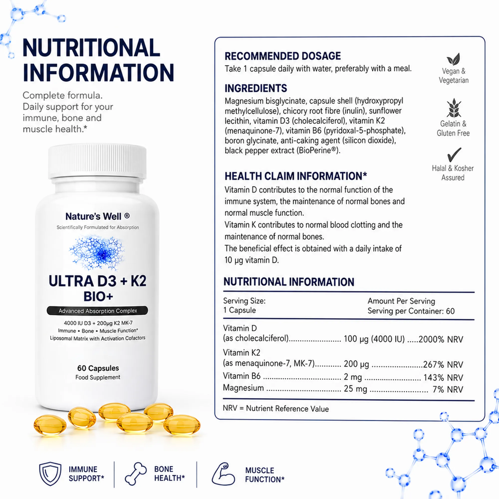 Ultra D3 + K2 BIO+