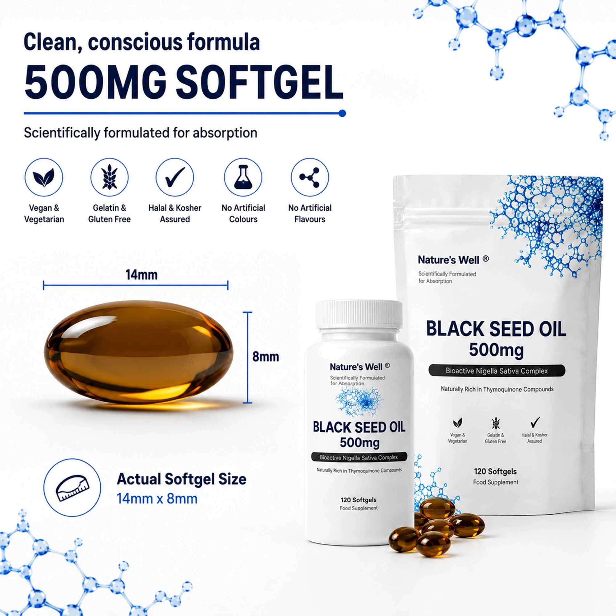Black Seed Oil 500mg
